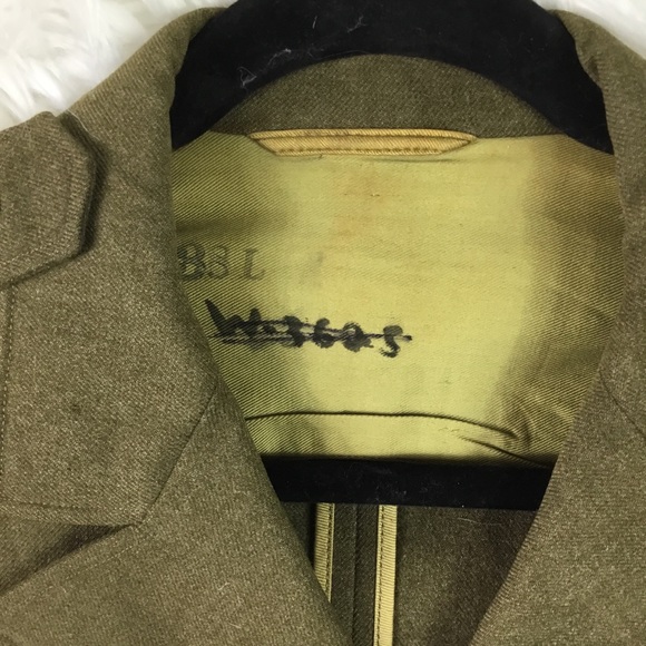 SOLD --Military US Original WW2 8th infantry division Tunic Military UNIFORM - Picture 3 of 8